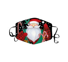 Турмалінова Новорічна захисна маска "Дід Мороз із подарунками"