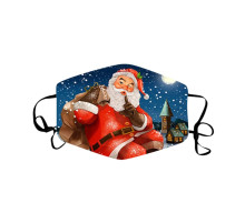 Захисна турмалінова маска з малюнком «Різдвяний Санта-Клаус»