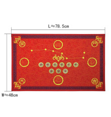 Килимок Червоний придверний фен-шуй