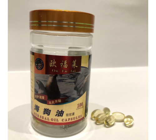 Капсули Жир морського котика для зміцнення мозку та нервової системи