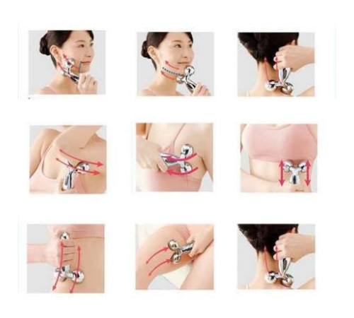 Турмаліновий 3D Масажер для обличчя й тіла Схід