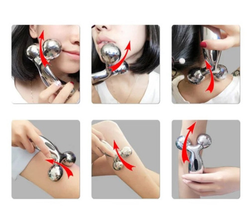 Турмаліновий 3D Масажер для обличчя й тіла Схід 360 поворот