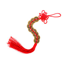 9 пов'язаних монет китайських «Велике Багатство, Здоров'я, Процвітання, Захист»