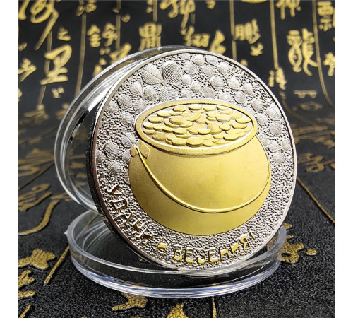 Сувенірна монета талісман "На удачу та везіння" створена для приваблення у ваше життя грошей і удачі.