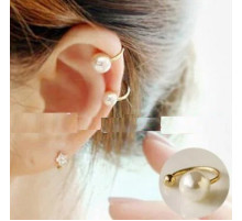 Сережки з натуральних білих перлів острова Хайнань Санья Haiyu Pearl