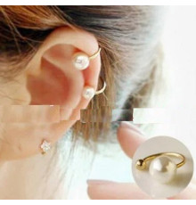 Сережки з натуральних білих перлів острова Хайнань Санья Haiyu Pearl