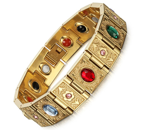 Турмаліновий жіночий магнітний браслет самоцвіт 3в1