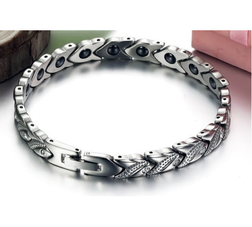 Турмаліновий браслет із магнітами та кристалами Схід