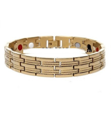 Магнітний турмаліновий браслет PENTACTIV Схід Золото