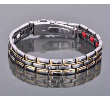 Титановий біоміцний турмаліновий браслет Принц