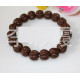 Турмаліновий браслет коричневий Вековий Схід