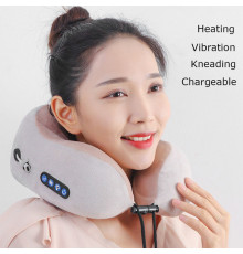 Електричний турмаліновий масажер подушка для шиї u-подібна подушка