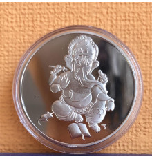 Монета Ганеша срібна