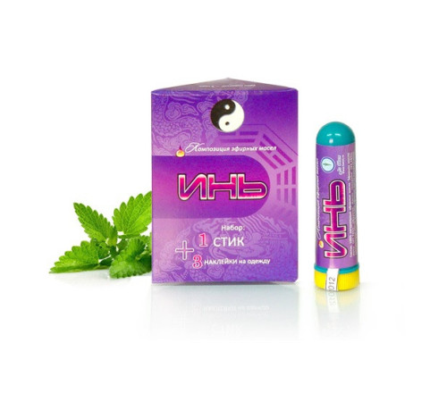 Композиція ефірних олій "Інь" в інгаляційному наборі