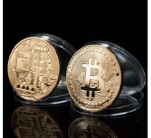 Монета Біткоїн сувенірна