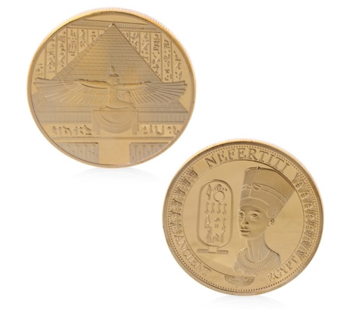 Монета в гаманець Єгипетська цариця Нефертітіні