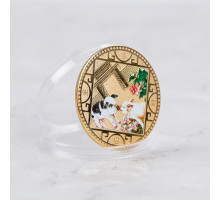 Колекційна Китайська монета щастя «Свиняча»