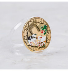 Колекційна Китайська монета щастя «Свиняча»