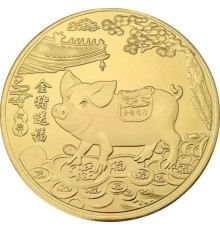 Колекційна монета щастя «Свиня»