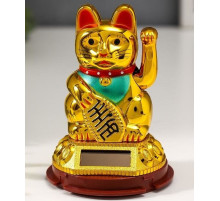 Кішка Манеки Неко золота велика