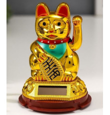 Кішка Манеки Неко золота велика