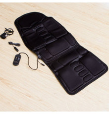 Накидка на сидіння масажна, вібромасаж, підігрівання попереку для дому та авто