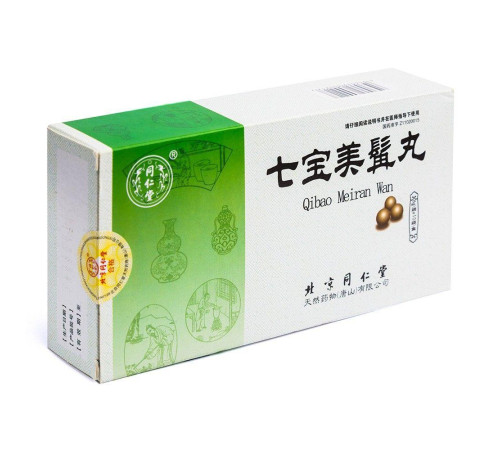 Ци Бао Мей Жань Вань Qi Bao Mei Ran Wan китайська формула проти випадання волосся