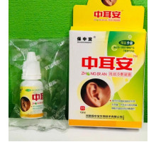 Краплі антибактеріальні від отиту та вушних болів