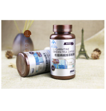 Капсули L-карнітину із зеленим чаєм для спалювання жиру 60 шт.