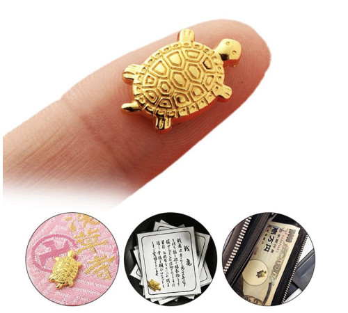 Японська грошова черепаха талісман у гаманець