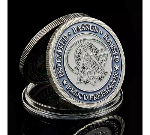 Масонська монета Токена Багатство Віра Надія трепет