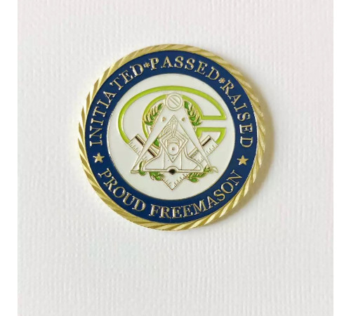 Масонська монета Багатства Горячий Фредмасон