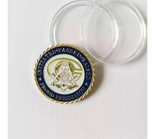 Масонська монета Багатства Горячий Фредмасон