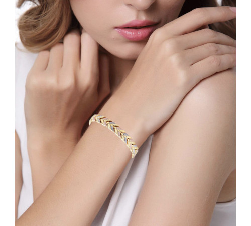 Турмаліновий браслет із магнітами, титаном і германієм три різновиди золото 4в1