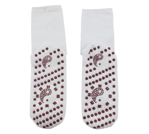 Турмалінові шкарпетки білі з біофотонами (Інь-Янь)