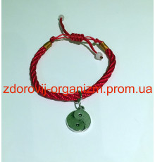Браслет Червона Нитка зневоднений на руку Інь — Янь Вековий Схід