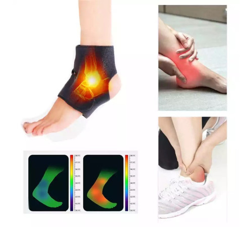 Турмалінова накладка на гомілковостоп (накладники) (1 пара)