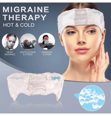 Турмалінова пов'язка на голову від мігрені, стресу, нежитю, м'язового болю та при всіх різновидах болів