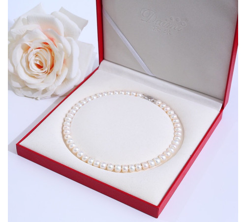 Перлове намисто з морських білих перлів Akoya Клас AAA