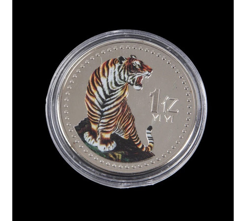 Срібна монета Тигр Багатства