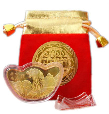 Монета Золотий Тигр для великого багатства та удачі