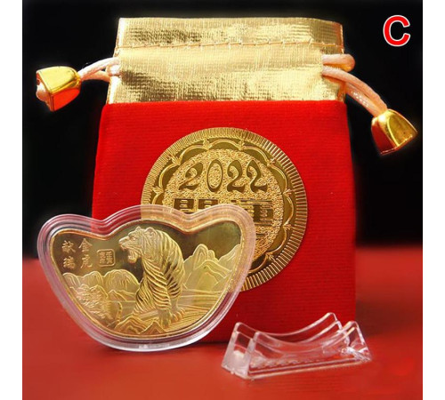 Монета Золотий Тигр для великого багатства та удачі