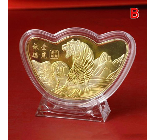 Монета Золотий Тигр для великого багатства та удачі