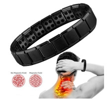 Турмаліновий титановий браслет із титаном для нормалізації тиску