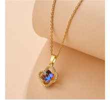 Золота підвіска Чотирилиста конюшина грошовий талісман