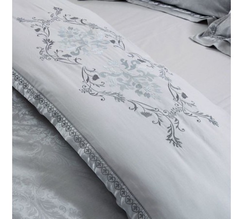 Турмалінова шовкова постільна білизна зі срібною ниткою Вековий Схід