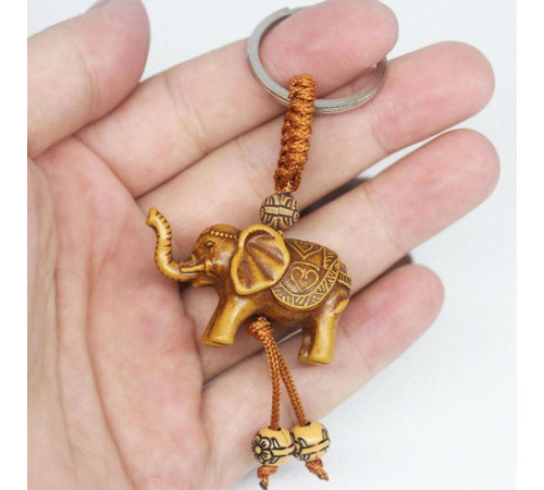 Брелок Слон для удачі, мудрості, сили та багатства
