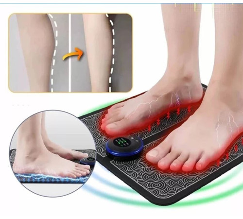 Турмаліновий електричний масажний килимок для ніг