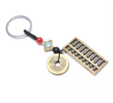 Брелок амулет золоті рахівниця для грошей удачі