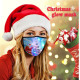 Світлодіодна Різдвяна маска світильник маска для чоловіків і жінок багаторазова